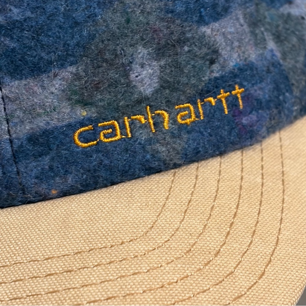 Vintage Carhartt Snapback Hat Aztec Southwestern Print Outdoor Rare Made In USA - Picture 2 of 9